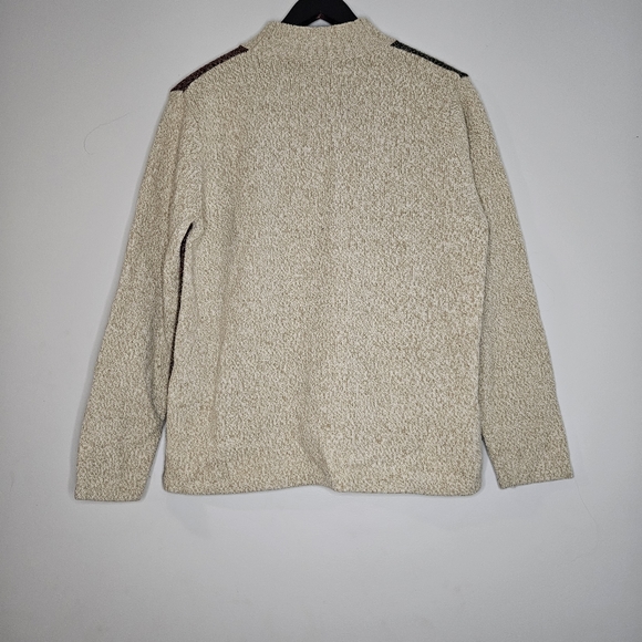 TanJay women's floral knit patchwork pullover sweater - Picture 2 of 10